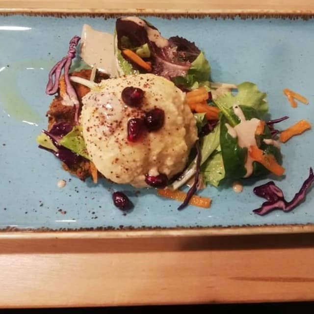 Foto do prato “Falafel for breakfast”