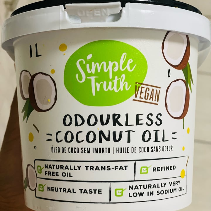 photo of Simple Truth Odourless Coconut Oil shared by @mholia on  03 Dec 2021 - review