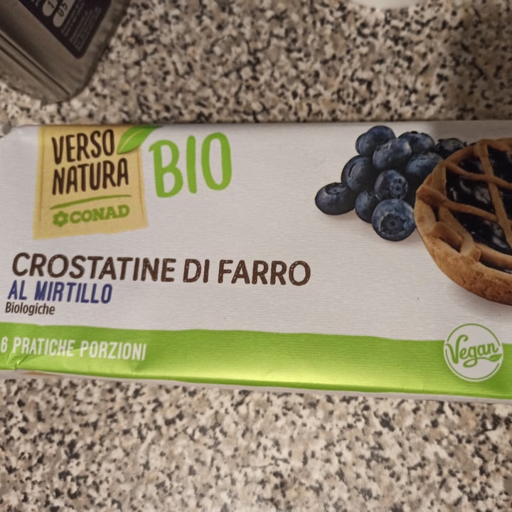 review photo of Conad Bio Crostatina al farro ai mirtilli shared by @charred on 20 Mar 2022 - review