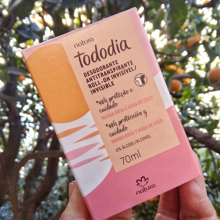 photo of Natura Tododia Desodorante antitranspirante roll-on mango rosa Agua de Coco shared by @petitsaltamontes on  18 Jul 2021 - review