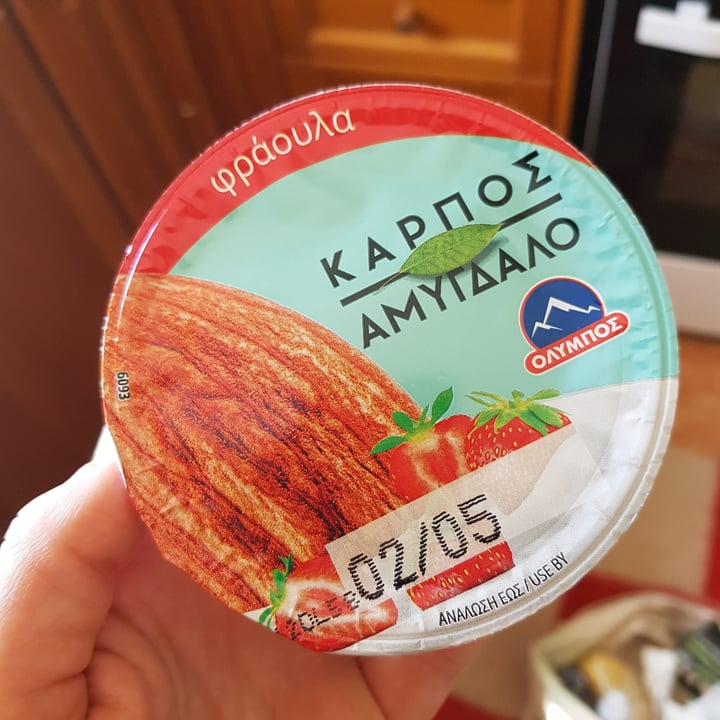 photo of Olympus Almond yougurt shared by @veganthrepsi on  27 May 2022 - review