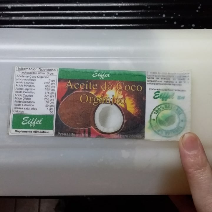 review photo of Eiffel Aceite de coco orgánico shared by @mosalasmanaraminaret on 26 Sep 2021 - review