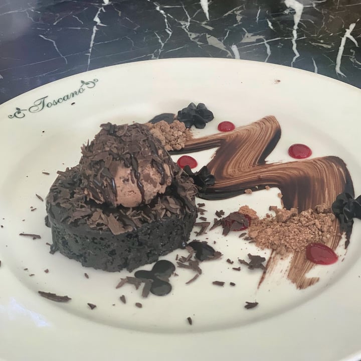 review photo of Toscano Warm Dark Chocolate Fudge Folleto Buono (Vegan) shared by @teemus on 01 Aug 2021 - review