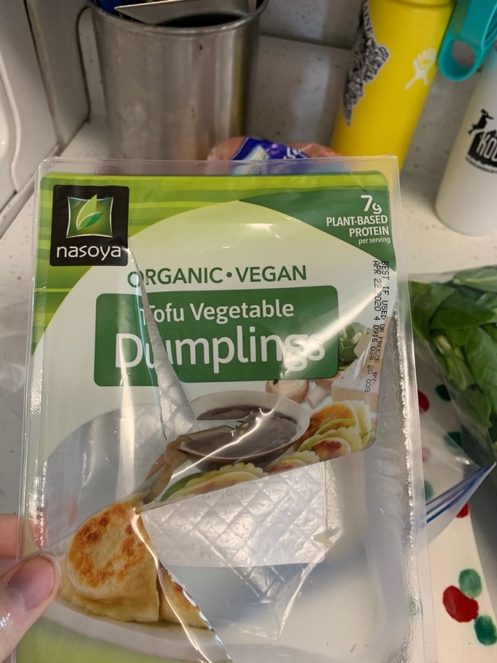 photo of Nasoya Tofu Vegetable Dumplings (Organic) shared by @sarahmarie508 on  27 Mar 2020 - review