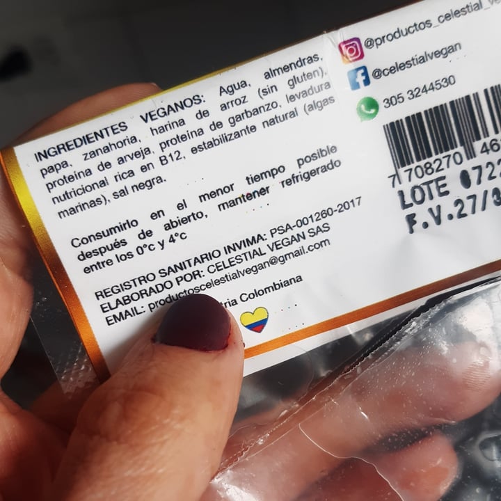 review photo of Productos celestial Imitación Huevo shared by @adrivegama on 01 Sep 2022 - review