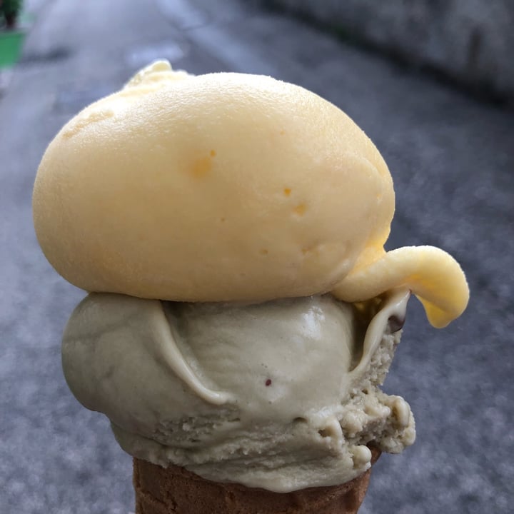 review photo of Gelateria Bar Bianco Gelato Pistacchio e Agrumi shared by @piccolacucinadicasa on 10 Jun 2022 - review