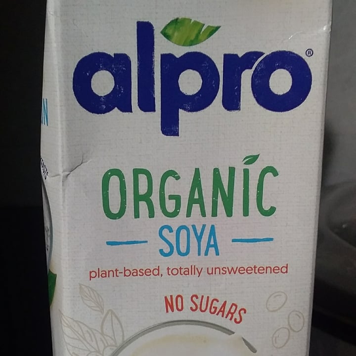 photo of Alpro Organic Soya No Sugar shared by @bexenc on  25 Feb 2022 - review