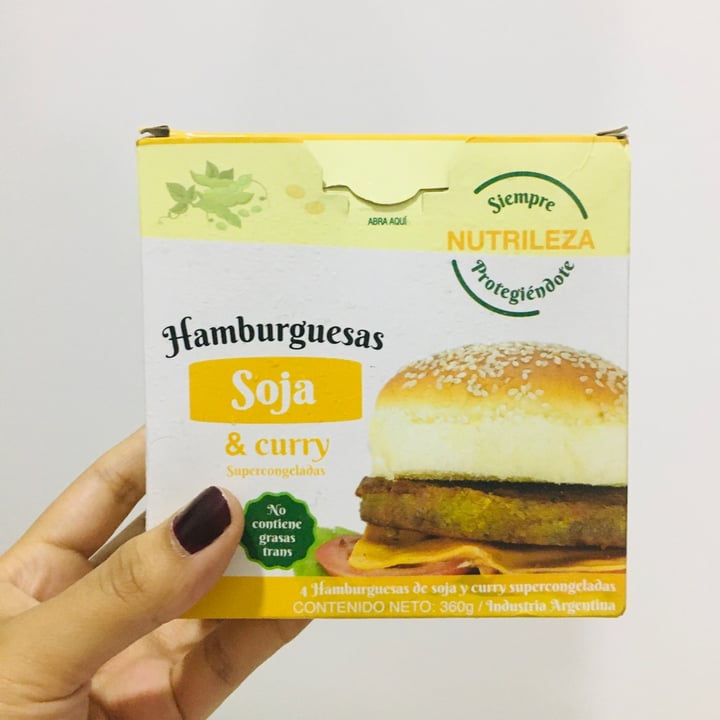 photo of Nutrileza Hamburguesa de Soja y Curry shared by @sofiporti on  16 Oct 2020 - review