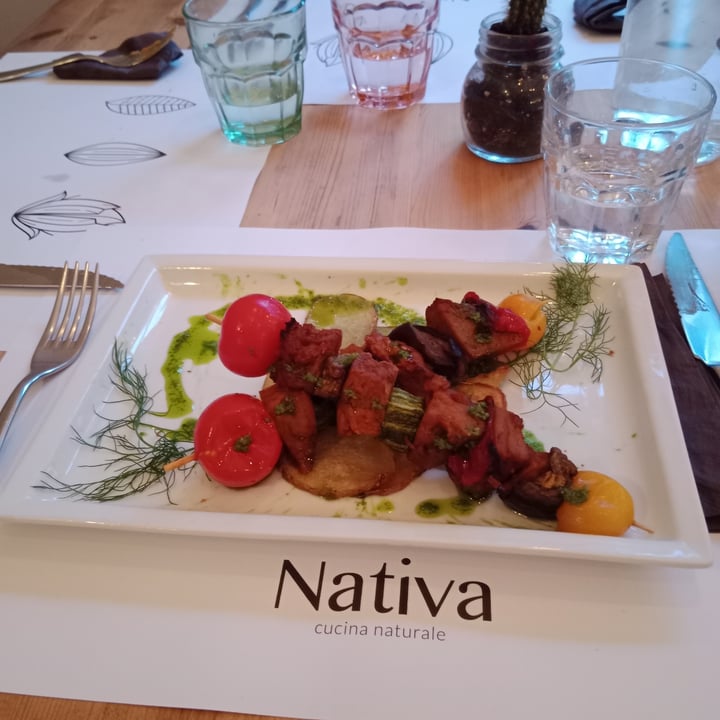 photo of Nativa Ristorante spiedini  Di Seitan Marinato È Verdure Di Stagione shared by @giampaolo on  05 Jul 2022 - review