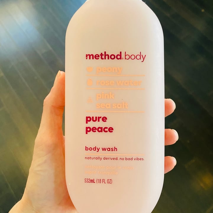 photo of method Pure Peace Body Wash shared by @beckyyy on  11 Oct 2020 - review