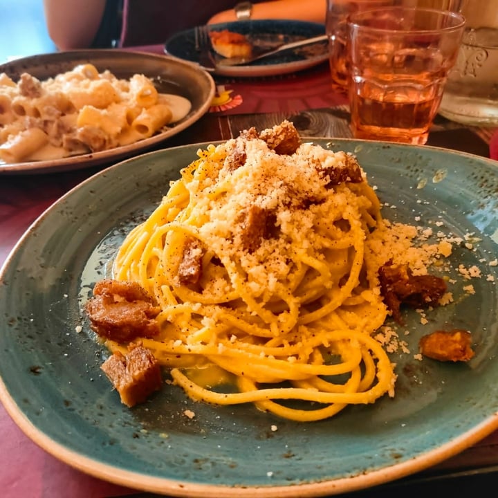 photo of Rifugio Romano Carbonara vegana shared by @mat1x on  14 May 2022 - review