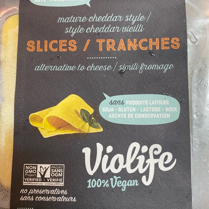 photo of Violife Mature Cheddar Slices shared by @firstelektra on  13 Nov 2021 - review