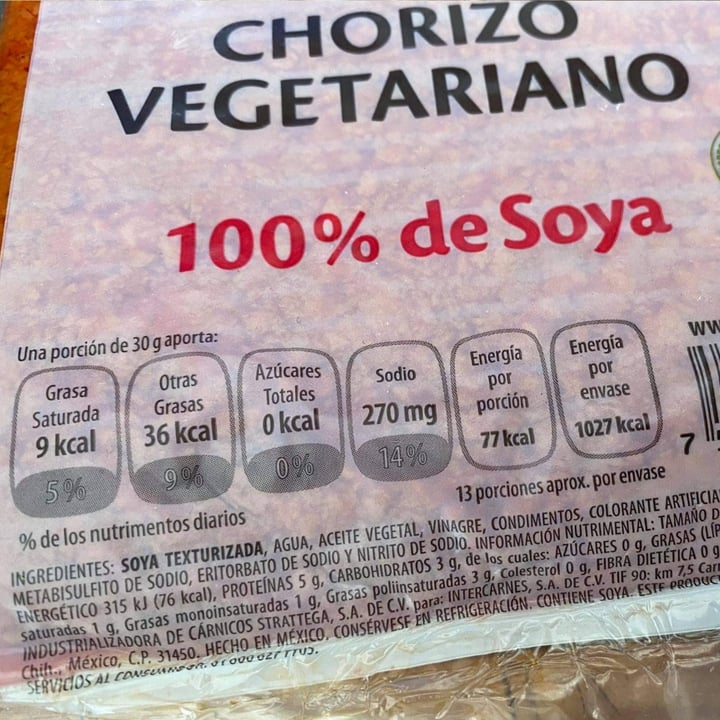 photo of Sabori Chorizo Vegetariano shared by @annetteannette on  09 Aug 2020 - review