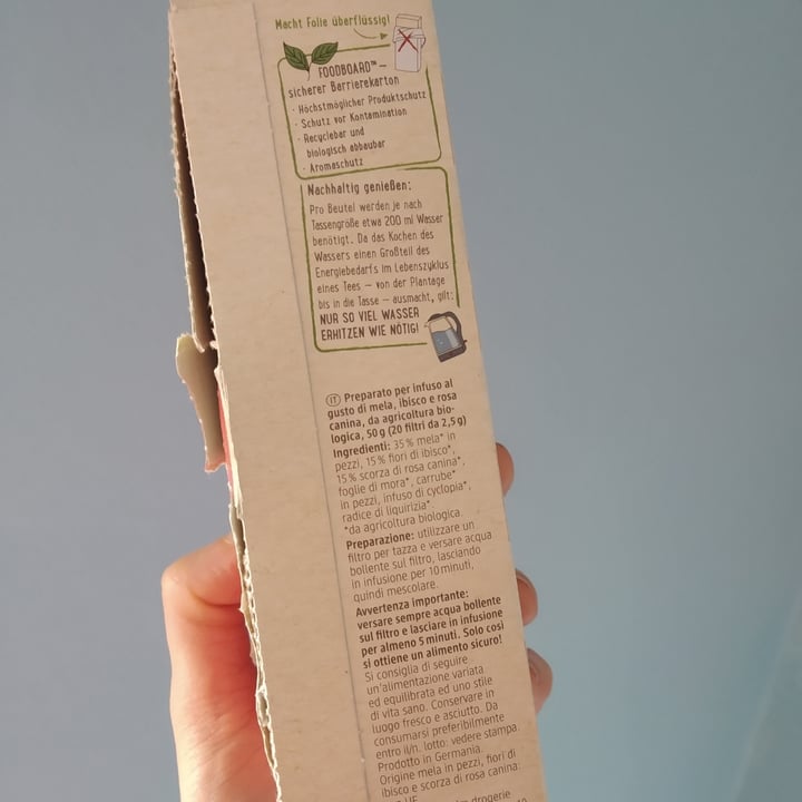 review photo of dmBio Milder Früchte Tee shared by @suze7 on 15 Mar 2022 - review
