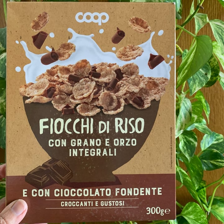 photo of Coop Fiocchi di riso con grano e orzo integrali E Con Cioccolato Fondente shared by @albivivi on  22 May 2022 - review