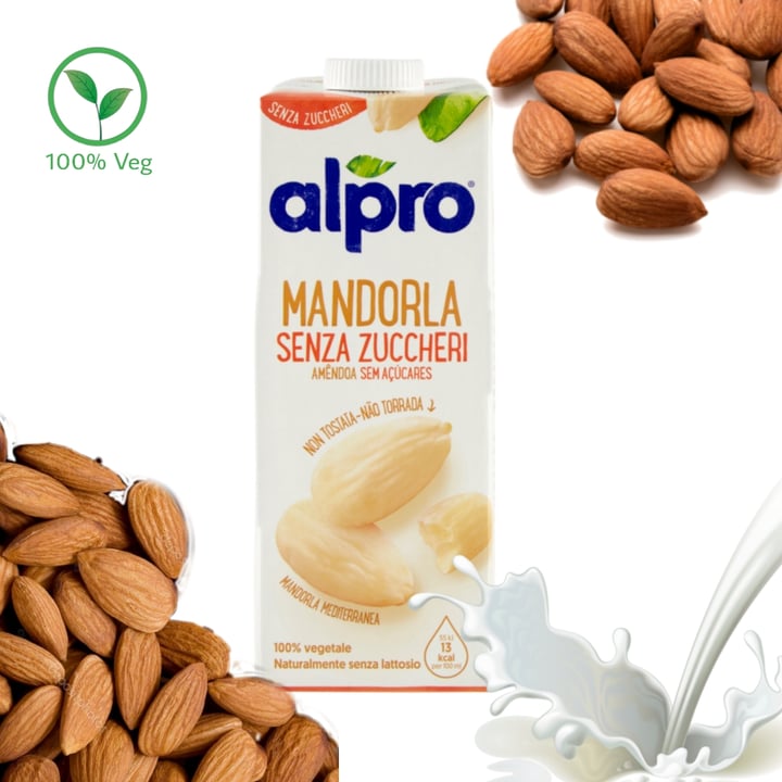 photo of Alpro Latte vegetale Mandorle senza zuccheri shared by @animal1234 on  11 Jul 2022 - review