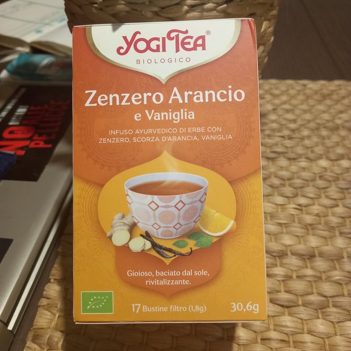 photo of Yogi Tea Organic Zenzero, Arancio e Vaniglia shared by @rifugioalmalibre on  12 Feb 2022 - review