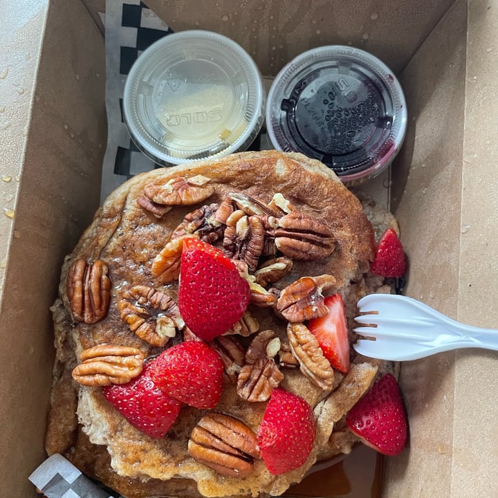 review photo of Democracy* Pancakes stack shared by @monique on 19 Apr 2022 - review