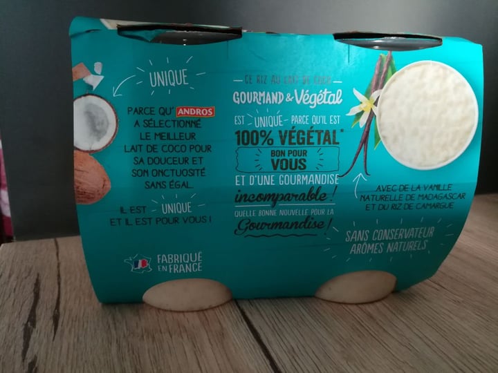photo of Andros Riz au lait de coco shared by @koyott on  20 Mar 2020 - review