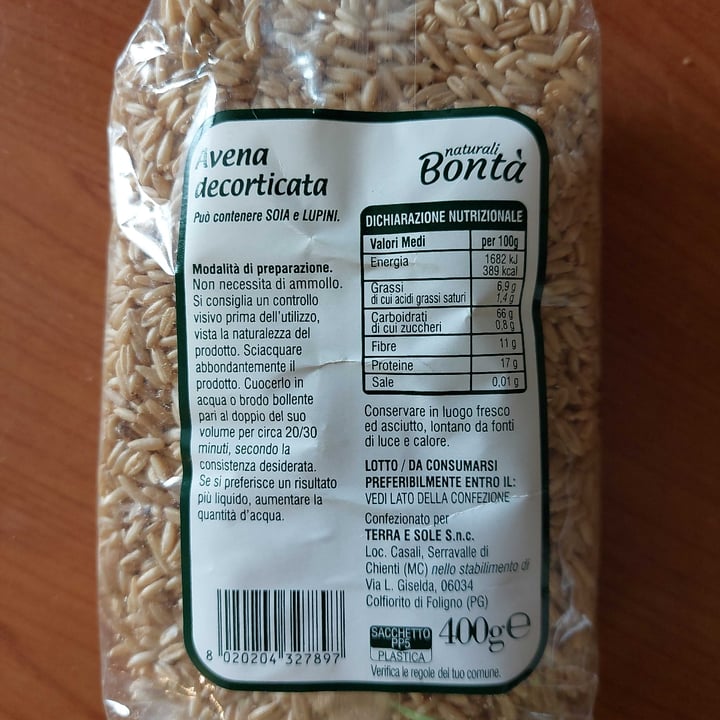 photo of Terra&Sole Avena decorticata shared by @marina82 on  28 Mar 2022 - review