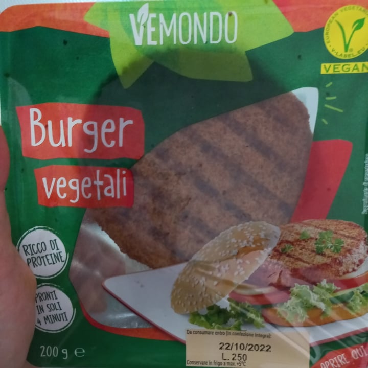 photo of Vemondo  burger vegetali shared by @nuanda on  25 Sep 2022 - review