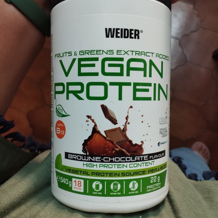 photo of Weider Vegan protein shared by @vaniabarberan on  12 May 2022 - review