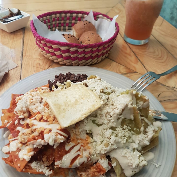 photo of Aura Vegana Chilaquiles shared by @cesarcr on  09 Sep 2020 - review