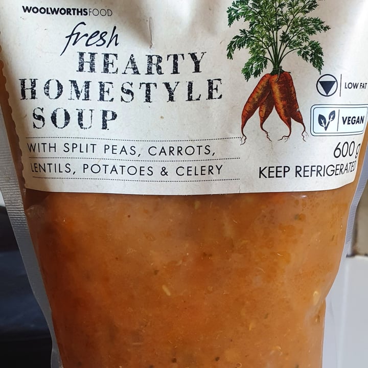 photo of Woolworths Food Fresh Hearty Homestyle Soup shared by @laurenkinghorn on  25 Aug 2021 - review