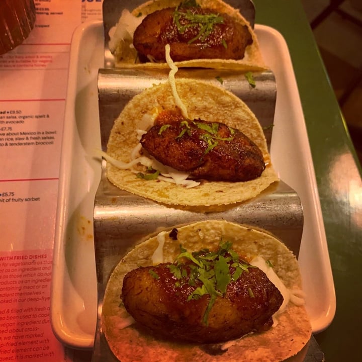review photo of Wahaca Brighton Plantain Tacos shared by @jazmynjade on 15 Feb 2020 - review