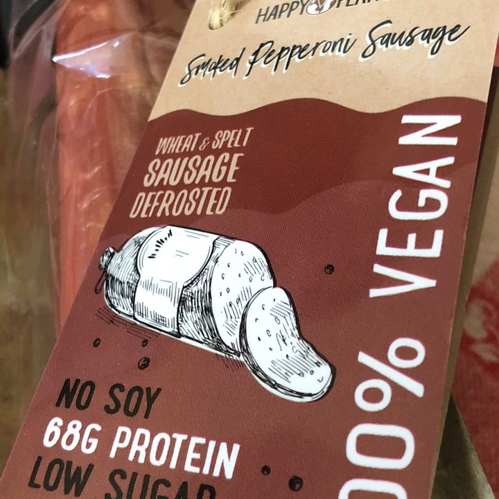 photo of Happy V Planet Vegan Hardwood Smoked Pepperoni shared by @luciana1957 on  10 Apr 2022 - review