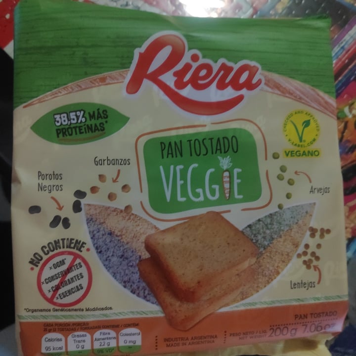 photo of Riera Pan Tostado Veggie shared by @ladyrubi on  18 May 2022 - review