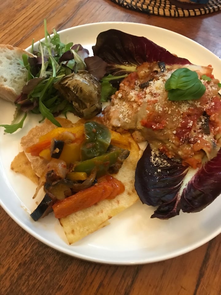 photo of AtayaCaffe Vegan Lasagna With Antipasti shared by @greenpapaya on  22 Dec 2019 - review