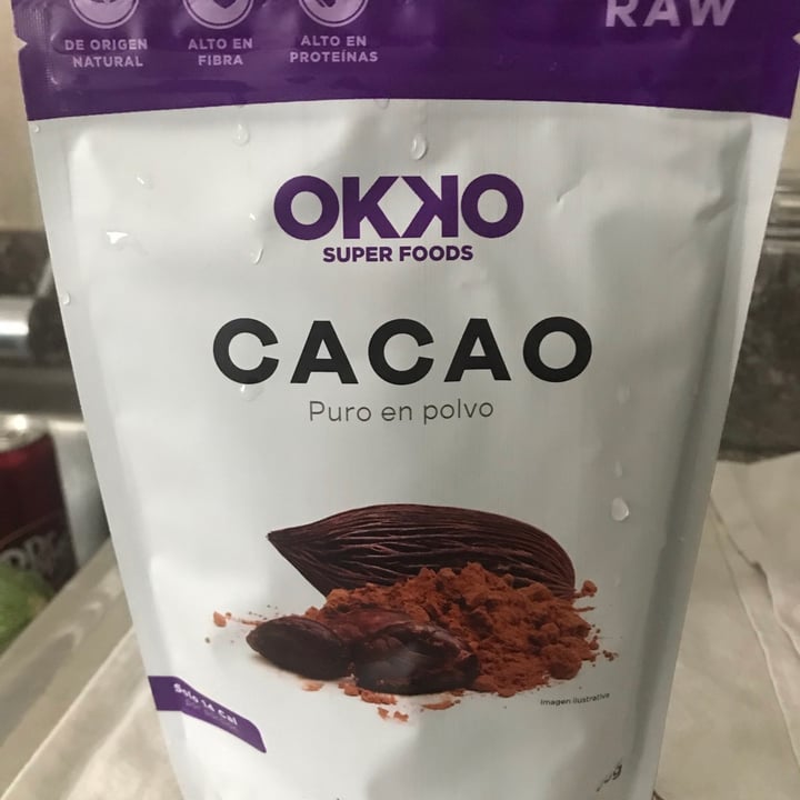 photo of Okko Super Foods Cacao Puro En Polvo shared by @bedid on  29 Jul 2021 - review