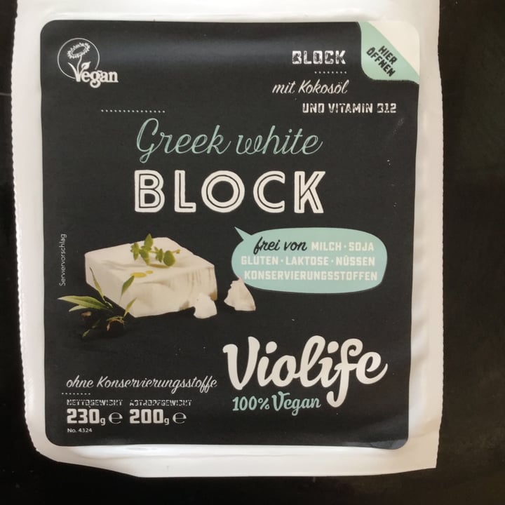photo of Violife Greek White (Block/Panetto) shared by @sunnysilvie on  02 May 2020 - review