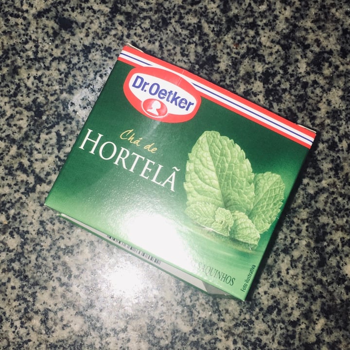 photo of Dr. Oetker Chá de Hortelã shared by @beatrizradicchi on  06 May 2022 - review