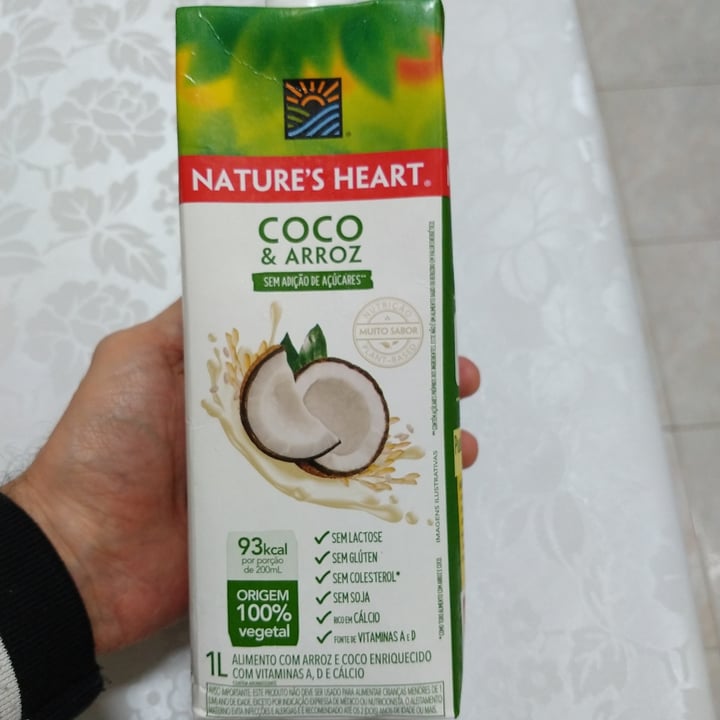 photo of Nature's Heart Bebida coco e arroz shared by @rbrage on  06 Aug 2022 - review