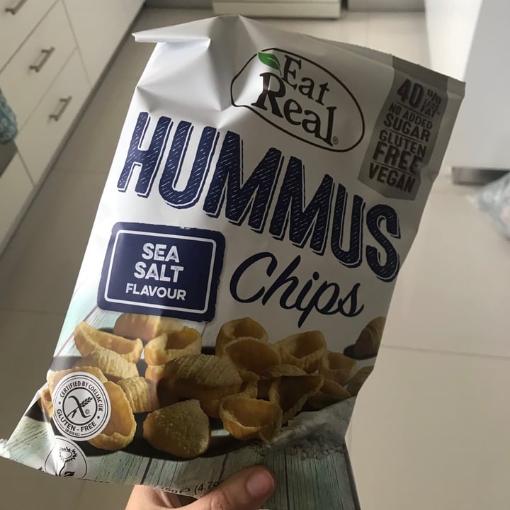 photo of Eat Real Hummus Chips Sea Salt Flavour shared by @amyleigh on  28 Jul 2020 - review