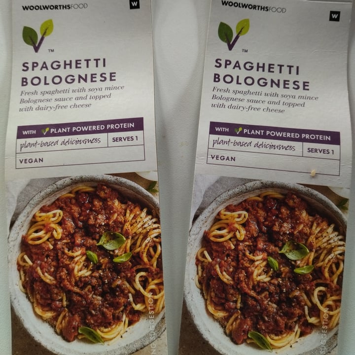 photo of Woolworths Food spaghetti bolognese shared by @jeanine3 on  17 Sep 2022 - review