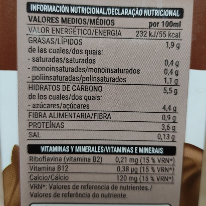 photo of Hacendado Bebida de Soja con Chocolate shared by @silviaml on  31 Oct 2020 - review