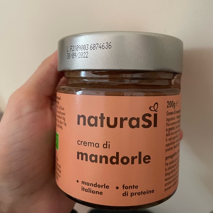 photo of Natura Sì Crema di mandorle shared by @emmaesse on  12 Mar 2022 - review
