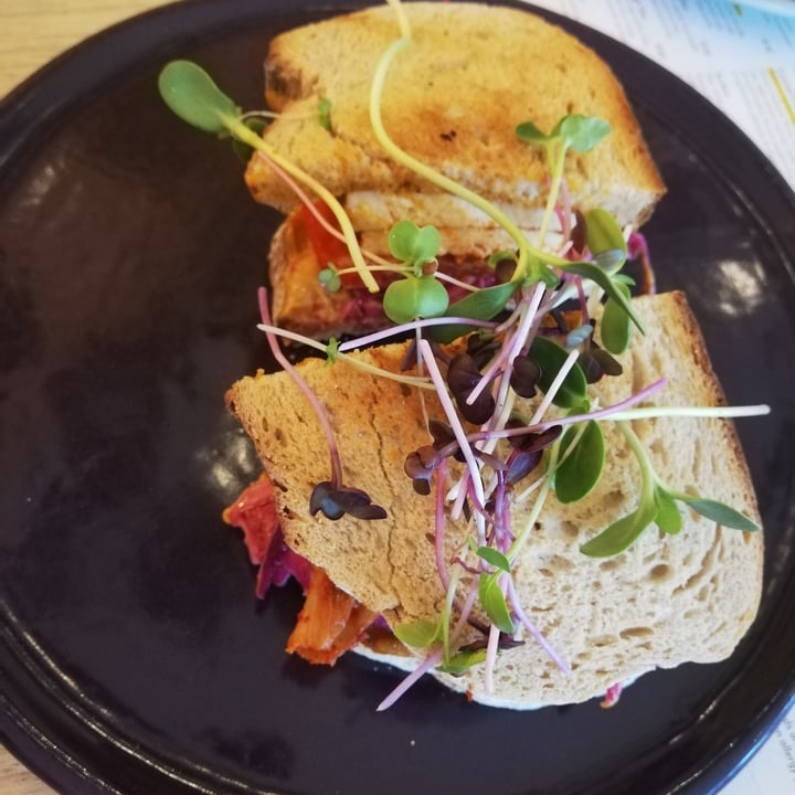 photo of Lexi's Healthy Eatery Tofu Tango Sandwich shared by @allygreen on  16 Jun 2021 - review