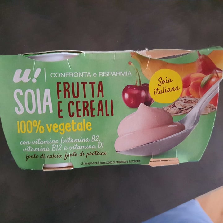 review photo of U! Yogurt di soia frutta e cereali shared by @giuseppe88 on 17 Jun 2022 - review