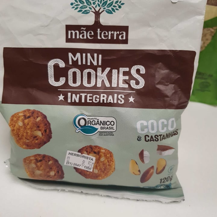 photo of Mãe Terra Mini Cookies de cacau e coco shared by @rosanarosaleal on  27 Aug 2022 - review