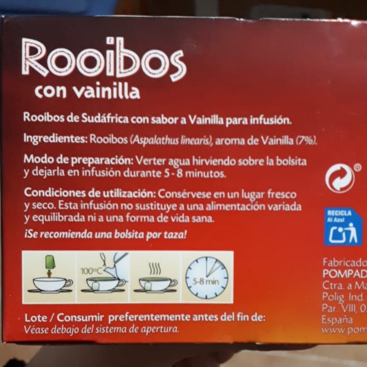 photo of Pompadour Rooibos vainilla shared by @marujis on  06 Mar 2021 - review