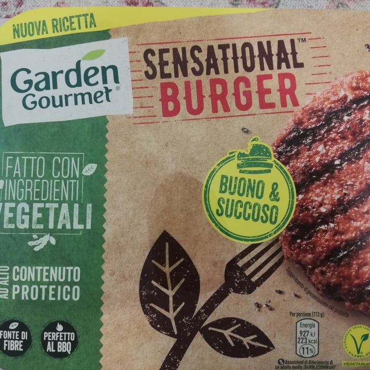 photo of Garden Gourmet Sensational Burger shared by @pligzl on  08 Apr 2022 - review