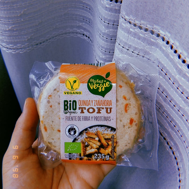 photo of My Best Veggie Tofu quinoa y zanahoria shared by @zar1vegan on  19 Jun 2020 - review