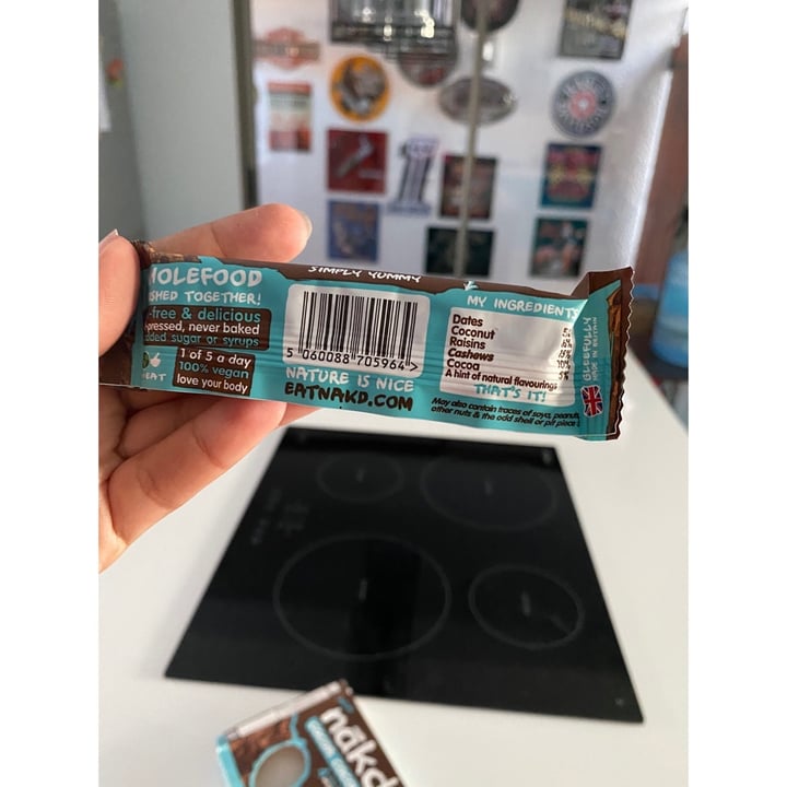 photo of Nākd. Barra Cocoa Coconut shared by @alechugavegan on  17 Mar 2020 - review