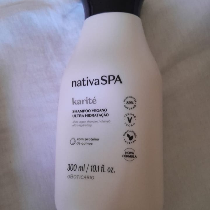 photo of O Boticário Shampoo vegano ultra hidratação Karité shared by @denylisboa on  10 Nov 2022 - review