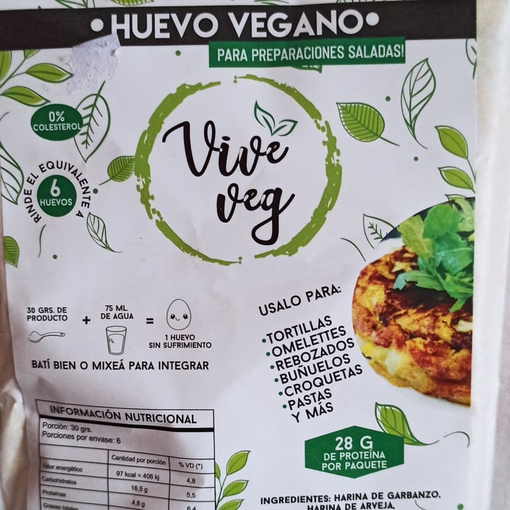 photo of Vive Veg Huevo Vegano shared by @aleida on  15 Oct 2021 - review