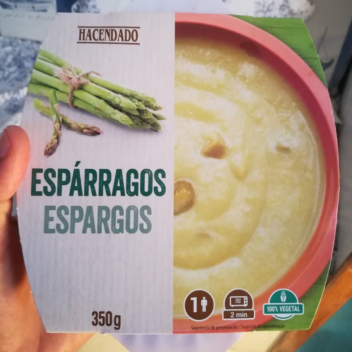 review photo of Hacendado Crema espárragos shared by @anamendesk8 on 11 Jul 2022 - review